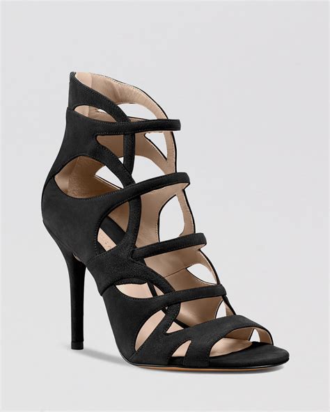 black sandals michael kors|michael kors black heels sandals.